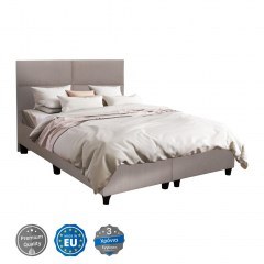Bed Milo HM616.32 160x202cm For Mattress 160x200cm Beige