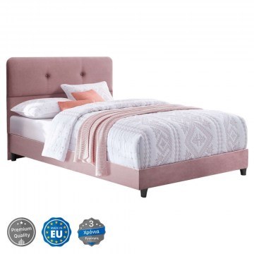 Bed Dolores HM648.12 For Mattress 120x200cm Velvet Rotten Apple