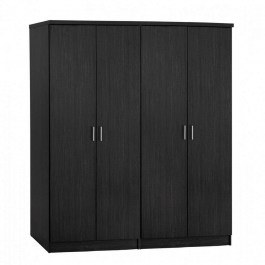 Closet Quadraple HM11350.01 160x42x181cm Zebrano ZEBRANO
