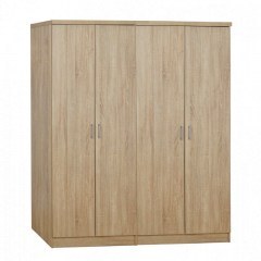 Closet Quadraple HM11350.02 160x42x181cm Sonoma