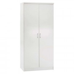 Ντουλάπα Δίφυλλη Jenna HM368.05 80x43x181cm White