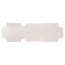 Πανί Ανταλλακτικό Ξαπλώστρας HM5072.03 200x62cm 600gr/M2 2x1 Textilene White WHITE