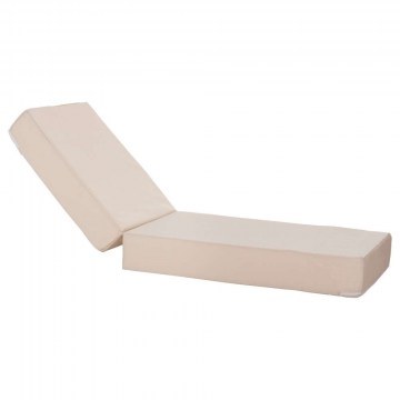 Sunbed Cushion HM11761.02 Sifnos 198(119+79)x70x20cm Textilene Beige