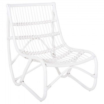 Πολυθρόνα Grinn HM9815.03 56,5x73,5x79,5cm Ράβδοι White