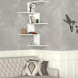 Wall Shelf Rory HM8931.11 22x51,5x109cm White WHITE
