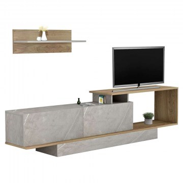 Television Complex Garcelle HM8904.14 180x29,6x45cm Texture Natural-Stone