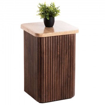 Side Table Gladys HM9713 Square 40x40x60cm From Wood Mango