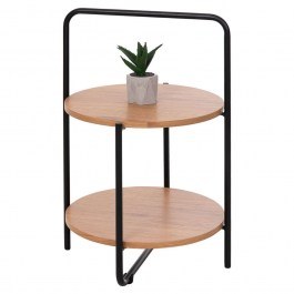 Auxiliary Table Sylo HM9618.01 D44x66cm Natural-Black NATURAL-BLACK