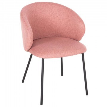 Chair Isiah HM9615.02 56x56x76cm With Metal Legs Rotten Apple
