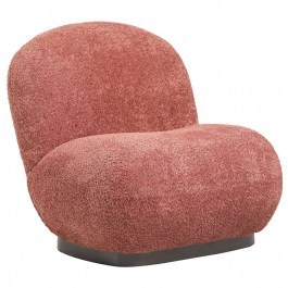 Armchair Beany HM9591.02 85x82x77cm With Boucle Fabric Pink PINK