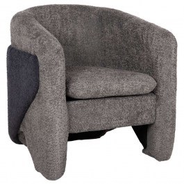Armchair Doper HM9590.01 68x72x76cm With Boucle Fabric Grey-Blue GREY