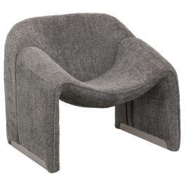 Armchair Spiner HM9599.01 81x64x74cm With Boucle Fabric Grey GREY