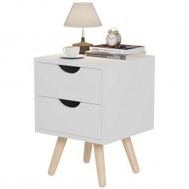 Κομοδίνο Dinkl HM2472.03 29,7x29,7x45cm White WHITE