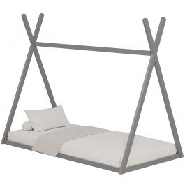 Children's Bed Munk (For Mattress 90x190cm) HM681.05 196x99,5x159,5cm Grey GREY