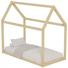 Children's Bed Pepe (For Mattress 90x190cm) HM677.01 97x196x141cm Natural