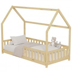 Children's Bed Phyllis (For Mattress 90x190cm) HM679.01 196x97x141cm Natural