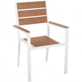 Armchair Saga HM5981.01 55x55x86cm Natural-White NATURAL-WHITE