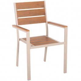 Armchair Saga HM5981.04 55x55x86cm Natural-Champagne CHAMPAGNE
