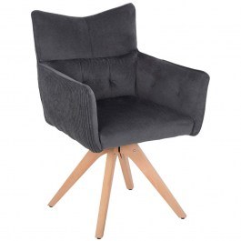 Armchair Quill HM9843.03 61x57,5x91cm Grey GREY