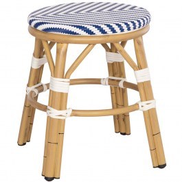 Σκαμπό Chino HM6285.05 Φ36x46cm Blue-White BLUE-WHITE