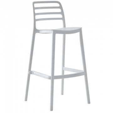 Σκαμπό Bar Snod HM6099.01 37,2x50x101,5cm White