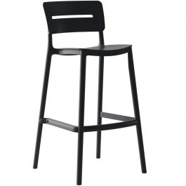Bar Stool Snod2 HM6100.02 37,2x50x101,5cm Black BLACK