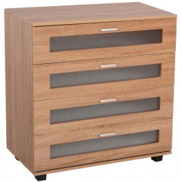 Chest of Drawers Thorgan HM9880.01 80x40x83cm Sonoma SONOMA
