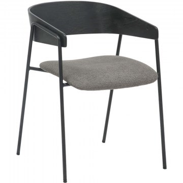 Καρέκλα Korin HM9975.02 54x51x72,5cm Black-Grey