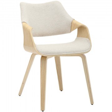 Καρέκλα Netto HM9976.01 55x56x83,5cm Oak-Beige