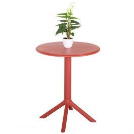Τραπέζι Κήπου Terrin HM6124.16 Φ61x77cm Red RED