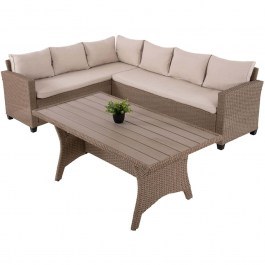 Garden Lounge Carson (Set 2Pcs) HM6078.02 Mocha MOCHA