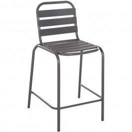 Stool Bar Laura HM6065.01 58,5x58x104cm Grey GREY