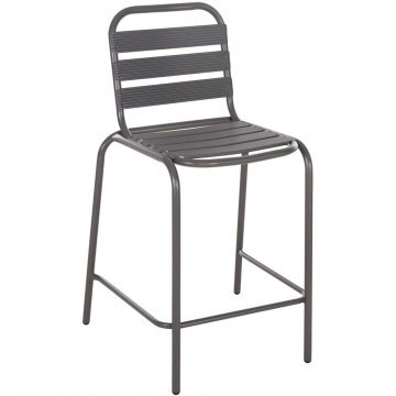 Σκαμπό Bar Laura HM6065.01 58,5x58x104cm Grey