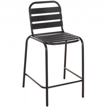 Σκαμπό Bar Laura HM6065.03 58,5x58x104cm Black