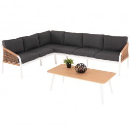 Σαλόνι Κήπου Maerly (Σετ 3Τμχ) HM6140.01 White-Anthracite WHITE-ANTHRACITE