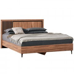 Κρεβάτι Harry (Για Στρώμα 160x200cm) HM688.01 164x204x100cm Natural-Black