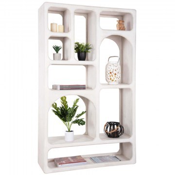 Bookcase Handyr HM9707 100x35x165cm White