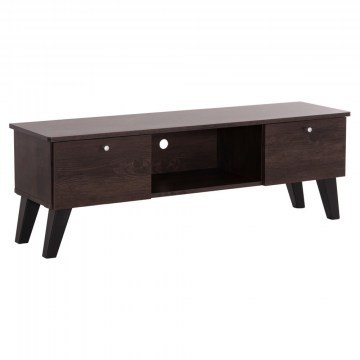 Έπιπλο Τηλεόρασης Iren HM2481.02 120x32,5-34x41cm Walnut-Black