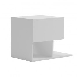 Nightstand Caspian HM9071.11 46.8x33x36.8cm White WHITE