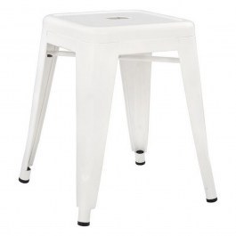 Melita Metal Stool HM0096.41 37x37x45cm White WHITE