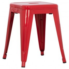 Melita Metal Stool HM0096.44 37x37x45cm Red RED