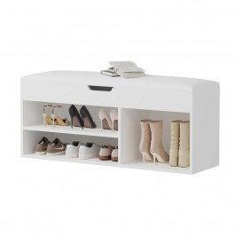 Romir Shoe Cabinet HM2478.03 100x30x44cm White WHITE