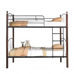 Storey Bunk Bed HM687 200x90x158cm (For Mattress 90x190cm) Black-Walnut