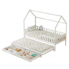 Phyllis Children’s 3 In 1 Bed HM723.03 206x97x166cm (For Mattress 90x190cm) White