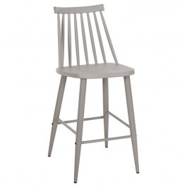 Σκαμπό Μπαρ Μεσαίου Ύψους Vanessa HM9300.20 45,5x46x97cm Grey GREY