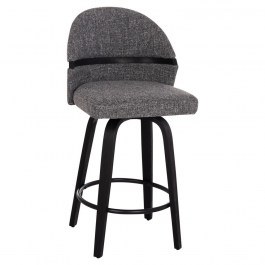 Dekker Swivel Bar Stool HM18250.03 48x54x96cm Grey GREY