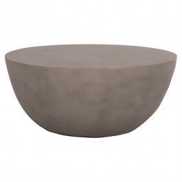 Τραπεζάκι Σαλονιού Στρογγυλό Allan HM18162.03 Φ92x49cm Grey GREY