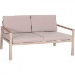 Sofa Safin HM6279.04 Two-Seater 140x70x77cm Cappuccino