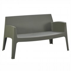 Sleek Sofa HM6366.05 Two-Seater 133x68x73cm Dark Olive
