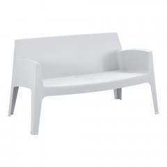 Sleek Sofa HM6366.01 Two-Seater 133x68x73cm White
